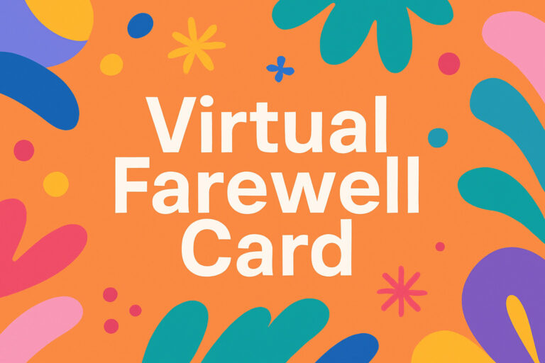 Virtual Farewell Card